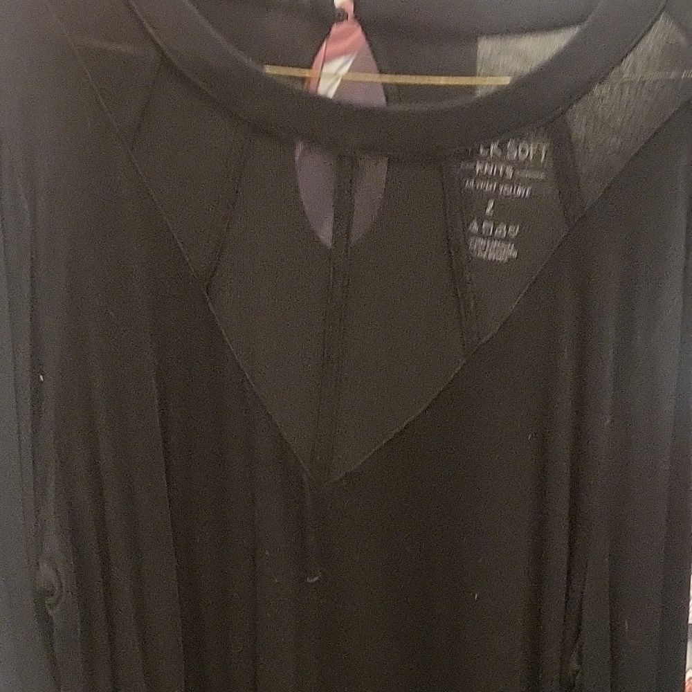 Torrid Black Long Sleeve Top
